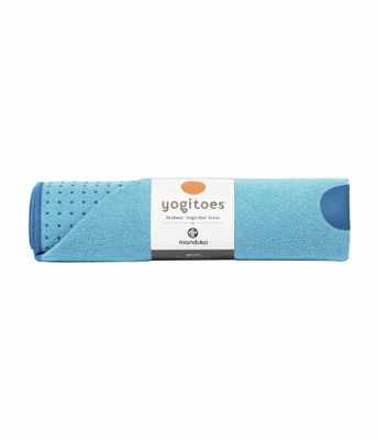 Manduka Yogitoes Skidless Yoga Handdoek - Turquoise