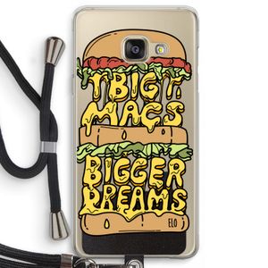 Big Macs Bigger Dreams: Samsung Galaxy A3 (2016) Transparant Hoesje met koord