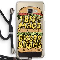 Big Macs Bigger Dreams: Samsung Galaxy A3 (2016) Transparant Hoesje met koord