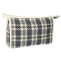 Traveller Toilettas tweed ruit 26x16cm