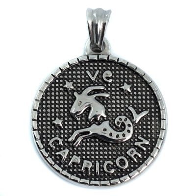 Metalen Horoscoop Hanger Steenbok (25 mm)