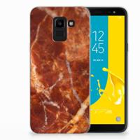 Samsung Galaxy J6 2018 | TPU | Siliconen hoesje | Marmer Bruin Samsung Galaxy J6 2018 | TPU | Siliconen hoesje | Marmer Bruin