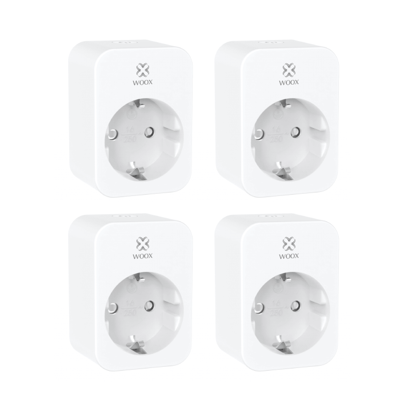 Woox R6118 Slimme stekker + meter 4-pack