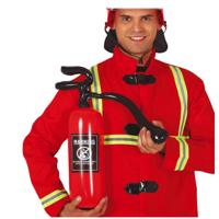 Opblaasbare brandblusser - rood - 55 cm - brandweer - verkleedaccessoires Opblaasbare brandblusser - rood - 55 cm - brandweer - verkleedaccessoires