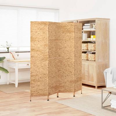 Kamerscherm met 4 panelen 163x180 cm waterhyacint