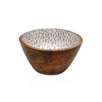 Kom Versa Blume Mangohout 13 x 7 x 13 cm