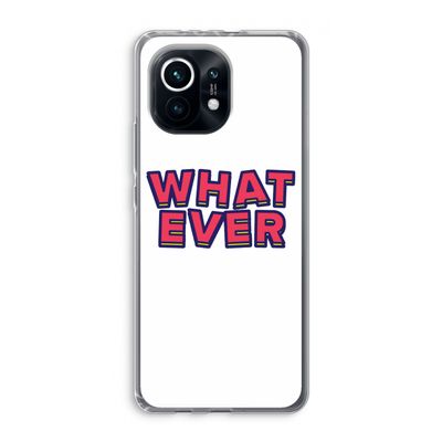 Whatever: Xiaomi Mi 11 Transparant Hoesje