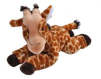 Wild Republic knuffel giraffe Ecokins junior 30 cm pluche bruin - thumbnail