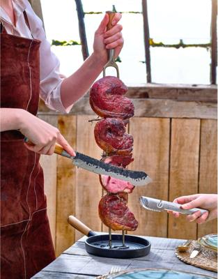 Serveerpan - GESMEED - CHURRASCO - Gietijzer - Ø18 cm