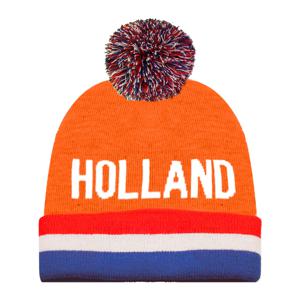 Verkleed muts - Supporters Nederland/holland - voor volwassenen - in vlag kleuren - polyester