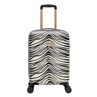 Mosz Lauren Handbagage Trolley ZEBRA