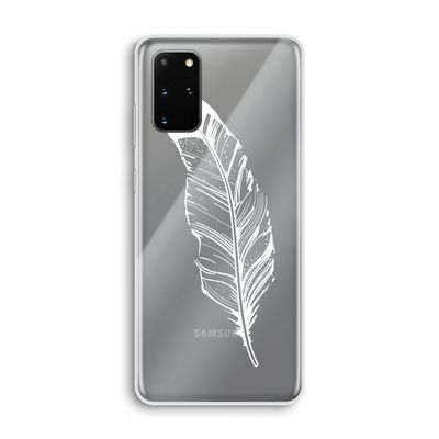 Pluim: Samsung Galaxy S20 Plus Transparant Hoesje