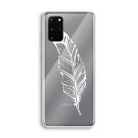 Pluim: Samsung Galaxy S20 Plus Transparant Hoesje