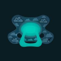 Difrax Fopspeen dental 18+ glow in the dark