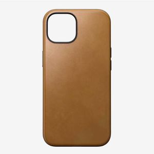Nomad Modern Leather Case mobiele telefoon behuizingen 15,5 cm (6.1") Hoes Lichtbruin