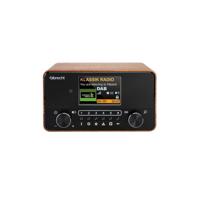 Albrecht DR 866 Radio DAB+, FM AUX, Bluetooth, DAB+, FM Voelbare toetsen, Spraakfunctie, Wekfunctie Walnoot