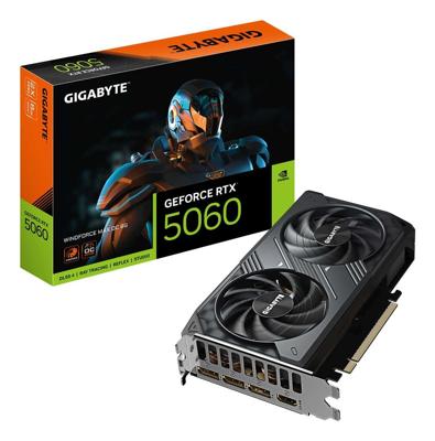 Gigabyte GeForce RTX 5060 WINDFORCE MAX OC 8GB (GV-N5060WF2MAX OC-8GD) - grafische kaart
