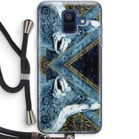 Golden Fox: Samsung Galaxy A6 (2018) Transparant Hoesje met koord