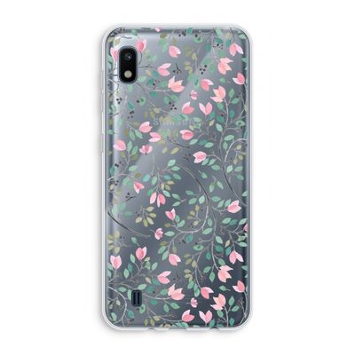 Sierlijke bloemen: Samsung Galaxy A10 Transparant Hoesje