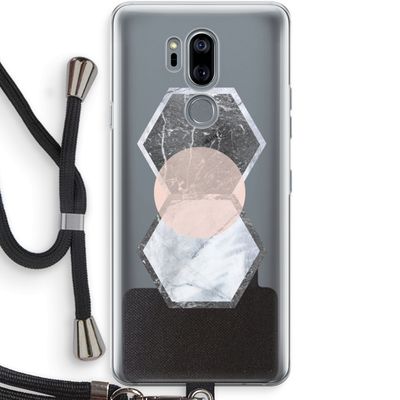Creatieve toets: LG G7 Thinq Transparant Hoesje met koord