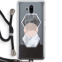 Creatieve toets: LG G7 Thinq Transparant Hoesje met koord