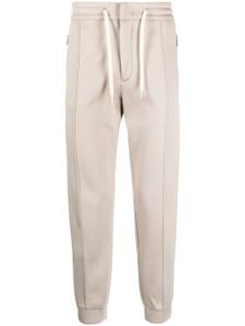 Emporio Armani pantalon de jogging à plaque logo - Tons neutres