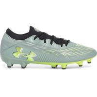 Under Armour Magnetico Pro 4.0 Gras Voetbalschoenen (FG) Lichtgroen Neongeel Zwart
