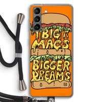 Big Macs Bigger Dreams: Samsung Galaxy S21 Transparant Hoesje met koord