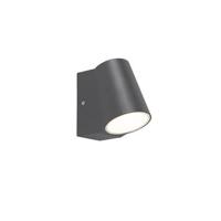 QAZQA Moderne buitenlamp antraciet incl. LED met schemersensor - Uma