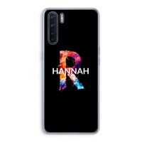 Abstract Spectrum: Oppo A91 Transparant Hoesje