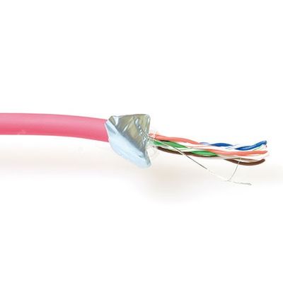 ACT FP750H CAT5E F/UTP LSZH Patchkabel Soepel Rood - 100 meter