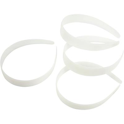 Creativ Company Haarbanden, b: 25 mm, wit, 5 stuk/ 1 doos