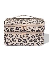 HEMA Beautycase 25x17cm luipaard