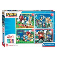 Clementoni Puzzels Sonic, 4in1 - thumbnail