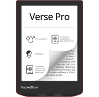 PocketBook Verse Pro e-Reader rood PocketBook Verse Pro e-Reader rood