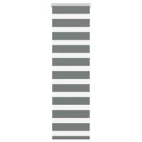 VidaXL Zebra rolgordijn 40x150 cm stofbreedte 35,9 cm donkergrijs