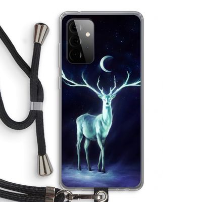 Nightbringer: Samsung Galaxy A72 5G Transparant Hoesje met koord
