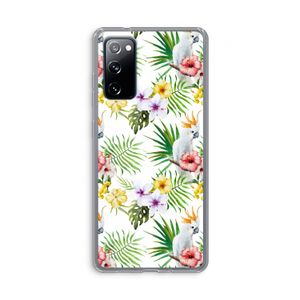 Gele kuif: Samsung Galaxy S20 FE / S20 FE 5G Transparant Hoesje