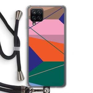 Gestalte 1: Samsung Galaxy A12 Transparant Hoesje met koord
