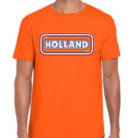 Verkleed T-shirt voor heren - Holland - oranje - voetbal supporter - themafeest