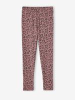 Bedrukte legging voor meisjes rozenhout