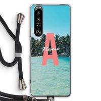 Pacific Dream: Sony Xperia 1 III Transparant Hoesje met koord