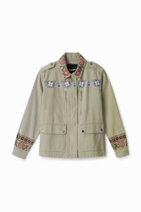 Parka met sierranden en Amore - GREEN - XS