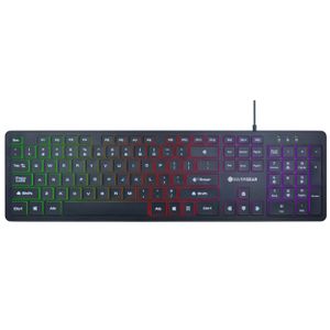 Plat Gaming Toetsenbord met RGB-verlichting