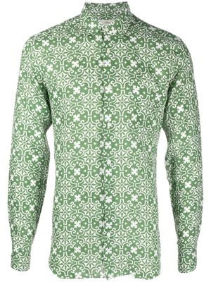 PENINSULA SWIMWEAR chemise imprimée à manches longues - Vert