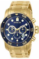 Horlogeband Invicta 0073.01 / Pro Diver Staal Doublé - thumbnail
