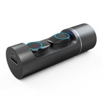 JAKCOM TWS Bluetooth 5 0 multifunctionele waterdichte draadloze Bluetooth-headset (zwart)
