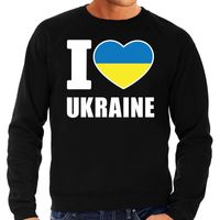 I love Ukraine supporter sweater / trui zwart voor heren 2XL  -
