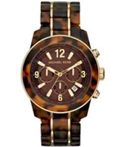 Horlogeband Michael Kors MK5805 Staal Bruin 22mm