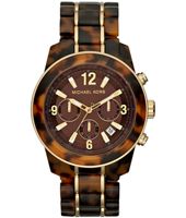 Horlogeband Michael Kors MK5805 Staal Bruin 22mm